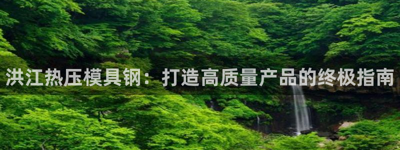 易倍纤代餐奶昔怎么样：洪江热压模具钢：打造高质量产品的终