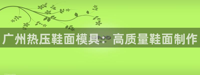 易倍app官网下载：广州热压鞋面模具：高质量鞋面制作