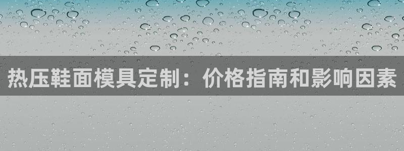 易倍纤谷物粉效果好吗：热压鞋面模具定制：价格指南和影响因