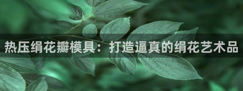 易倍企业管理软件怎么样：热压绢花瓣模具：打造逼真的绢花艺