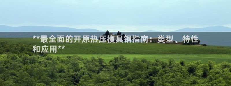 emc易倍网页版：**最全面的开原热压模具钢指南：类型、