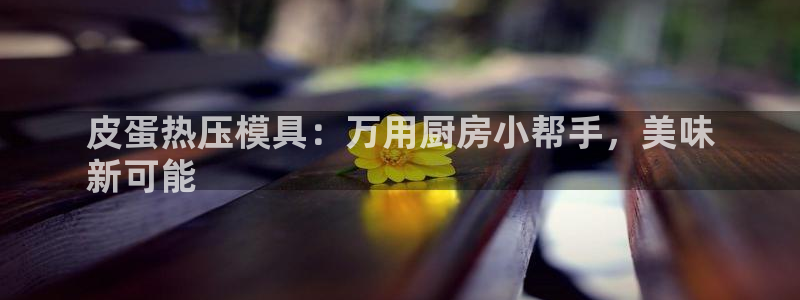 易倍app网站：皮蛋热压模具：万用厨房小帮手，美味
新可
